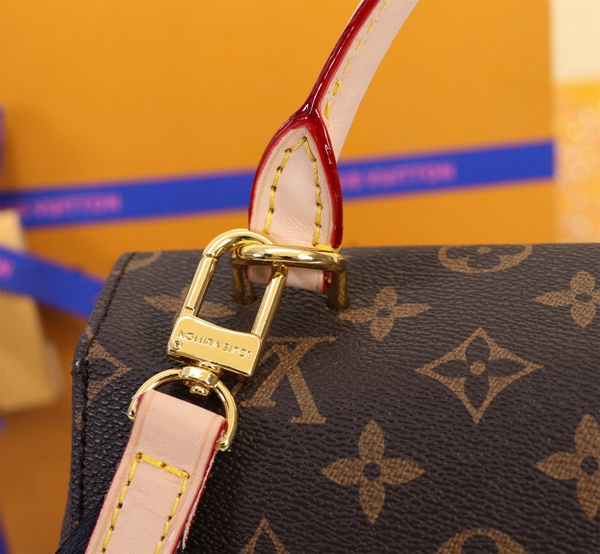 ルイヴィトンバッグ素材ディテール